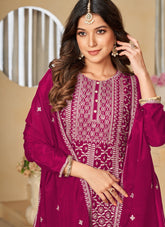 Facility Salwar Suit in Pink Colour